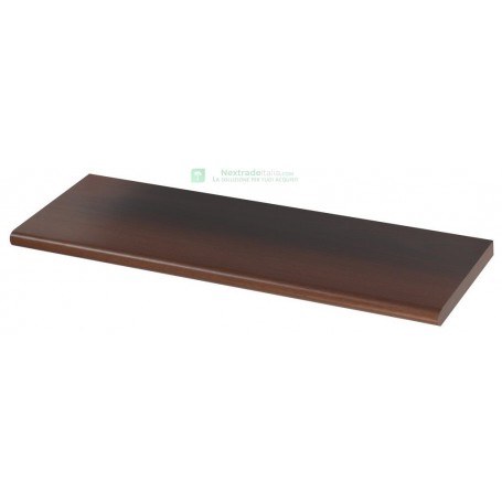 2PZ MENSOLA ARREDAMENTO NOCE CM 120X25X2,5