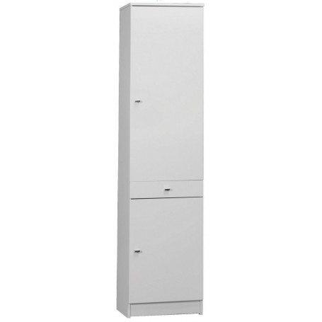 MOBILE BIANCO LACCATO 2 ANTE + 1 CASSETTO CM 46X34X183H 452TL