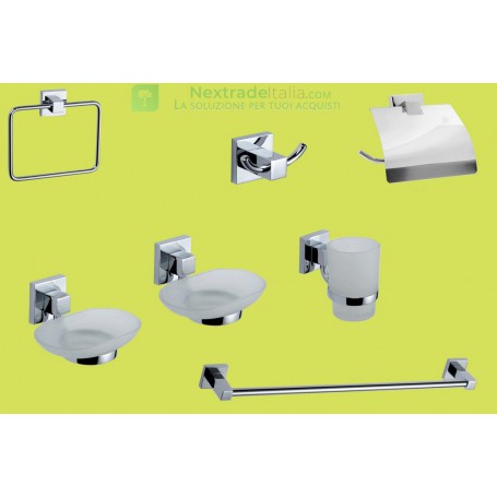 4PZ SERIE BAGNO PZ.7 CROMO "GEO"