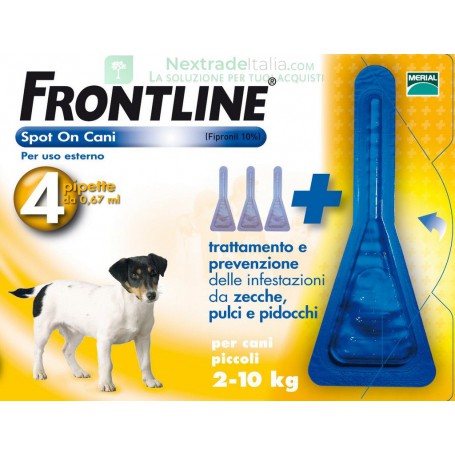 FRONTLINE SPOT-ON KG.02-10 CANI PICCOLI (3+1)