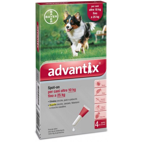 BAYER ADVANTIX SPOT ON CANI KG. 10-25