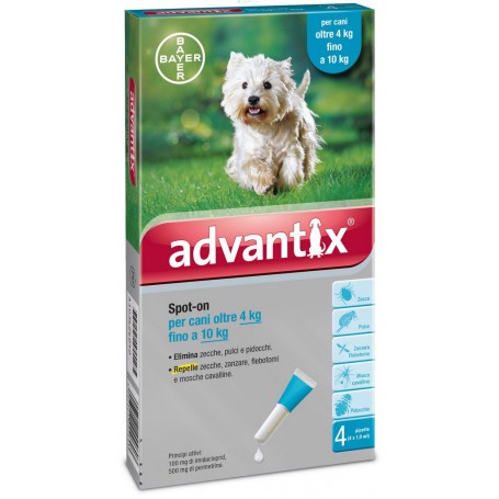 BAYER ADVANTIX SPOT ON CANI KG. 4-10