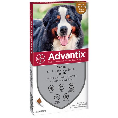 BAYER ADVANTIX SPOT ON ANTIPARASSITARIO PER CANI