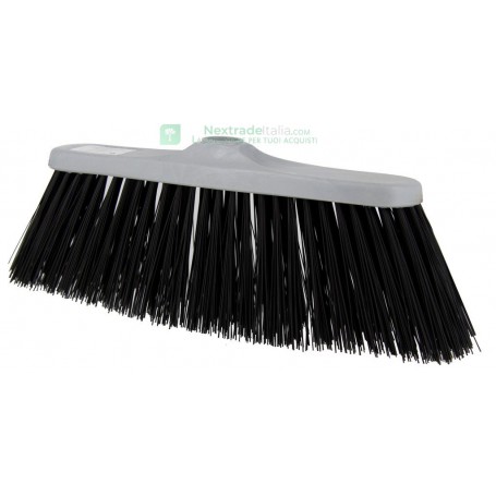 10PZ SCOPA INDUSTRIALE CM 27 SUPPORTO IN PLASTICA SENZA MANICO