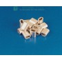 100PZ MORSETTI PER FILO "NYFIL" DIAMETRO MM. 4
