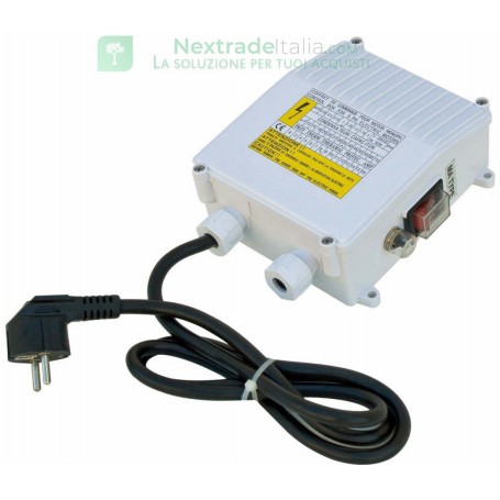 QUADRO ELETTRICO DI COMANDO PER POMPE CON MOTORI HP 1,0 MA10