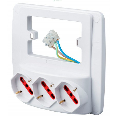 MULTIPRESA DA PARETE 'SMART' 3P BIPASSO E SCHUKO RS94132