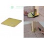 PIASTRA PIANA IN ACCIAIO TROPICALIZZATO CM 0,35X23X23 MM 3,5X230X230
