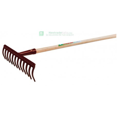 5PZ RASTRELLO 12 DENTI C/MANICO MOD.LUSSO