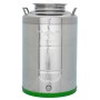 CONTENITORE ACCIAIO INOX SALDATO LT.50