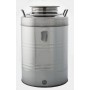 CONTENITORE ACCIAIO INOX X OLIO LT.50 ALTO