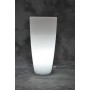 VASO HOME LIGHT TONDO CM.40X90H.COLORE GHIACCIO BIANCO 