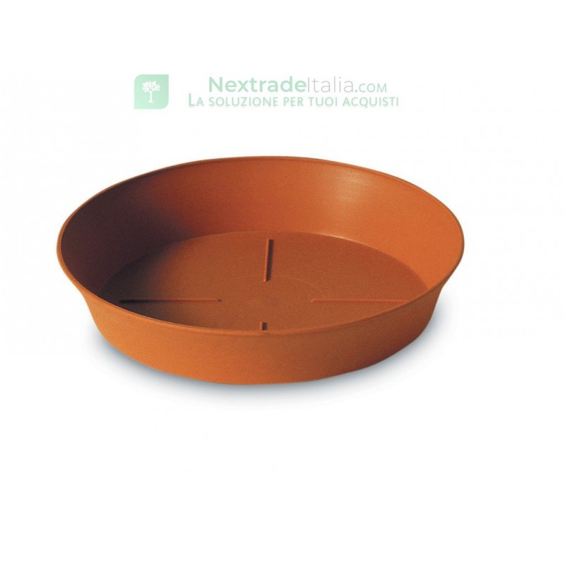 Sottovaso Circolare in Resina 23 cm. Tortora - Leroy Merlin