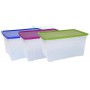 6PZ CONTENITORE 'SPACE BOX' CON COPERCHIO CM 56X39,5X29H
