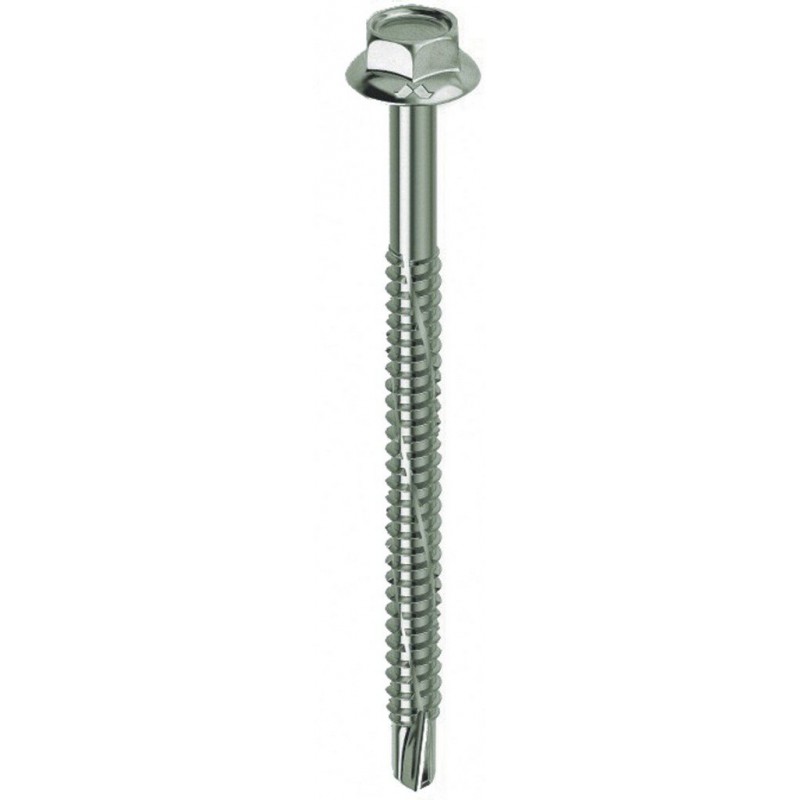 10 X 1/2 "Viti Autofilettanti A Testa Rondella Esagonale, Viti - Foto 2