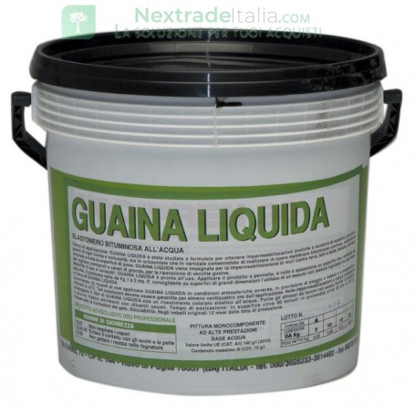 GUAINA LIQUIDA BITUMINOSA NERA KG.20