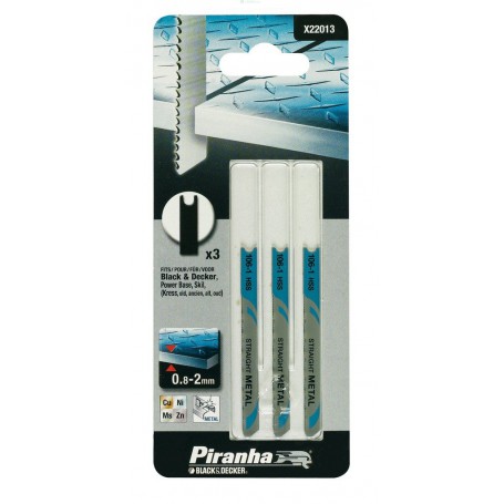 PIRANHA X22013 3 LAME METALLO FRESATE T/FINE