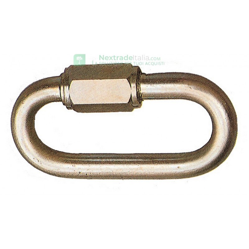 Anello di giunzione in acciaio zincato x 4 mm, 4 pezzi | Leroy Merlin