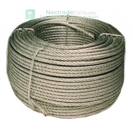 100MT CAVETTO ACCIAIO 72F DIAMETRO 8