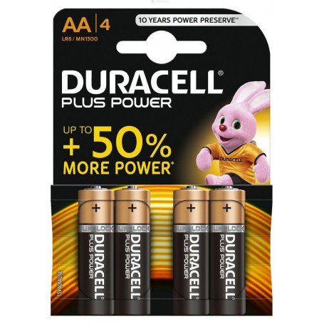 20PZ DURACELL PILA ALCALINA STILO MN1500 PZ.4