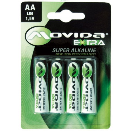 30PZ MOVIDA BATTERIA ALCALINA STILO MBAA4 PZ.4