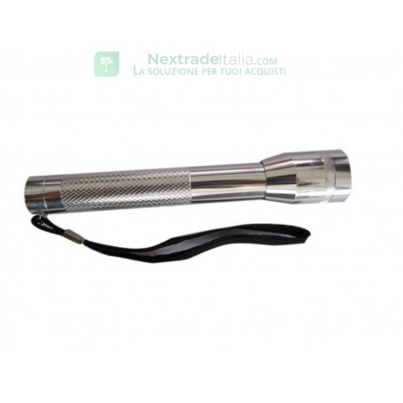 6PZ TORCIA ALLUMINIO "LED" CM.14(2 STILO)