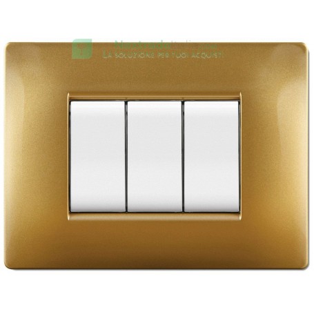 PLACCA LIFE Q MODELLO LIVING SABBIA ORO 7 POSTI