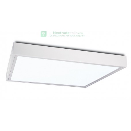 5PZ PANNELLO LED INSTALLABILE AD INCASSO DIMENSIONI CM 60X60 40W 3200 LM