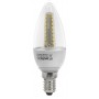 10PZ BEGHELLI LED 56013 OLIVA E14W4,0 CALDA TRASPARENTE 