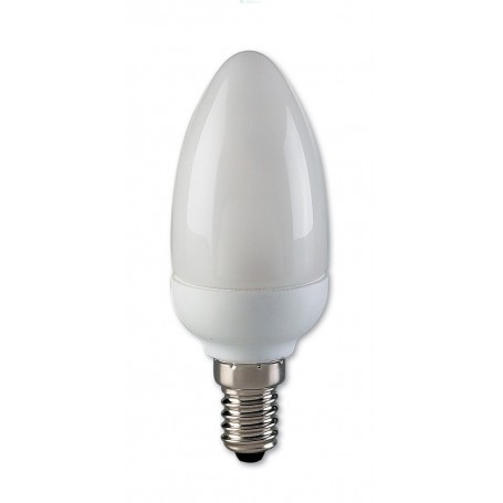 10PZ LEUCI LAMPADINA A RISPARMIO ENERGETICO OLIVA 7W E14 CALDA 827