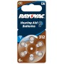 10PZ VARTA RAYOVAC BATTERIA ACUSTICA 312 BL.6PZ.