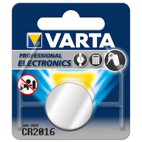 10PZ VARTA BATTERIA A BOTTONE CR2016 BL.1PZ