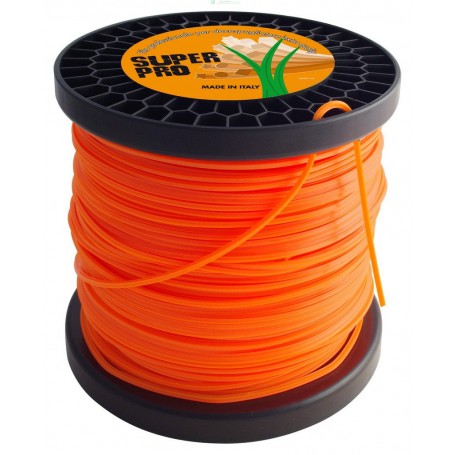 FILO NYLON TIPO PROFESSIONALE,SEZIONE QUADRATA 3,5X130MT.(KG2-LB4)