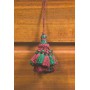 6PZ FIOCCO X CHIAVI CM.9 VERDE/BORDO'