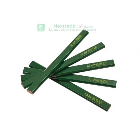 60PZ ST MATITA VERDE PER CARPENTIERE ART.03.851 LUNGHEZZA 18 CM