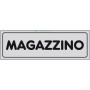 10PZ ETICHETTE ADESIVE "MAGAZZINO" DIMENSIONI CM 15X5