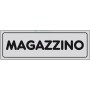 10PZ ETICHETTE ADESIVE "MAGAZZINO" DIMENSIONI CM 15X5