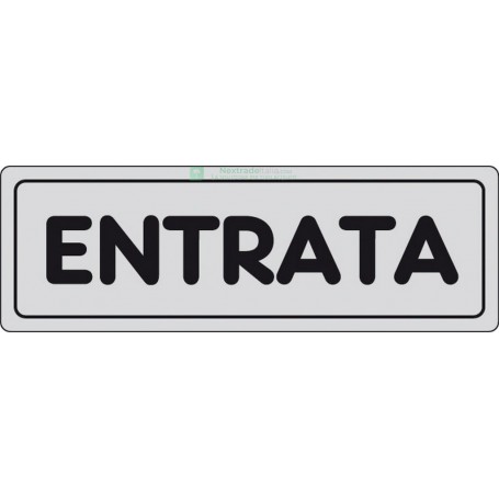 10PZ ETICHETTE ADESIVE 150X50 "ENTRATA"
