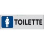 10PZ ETICHETTE ADESIVE 150X50 "TOILETTE (F)"