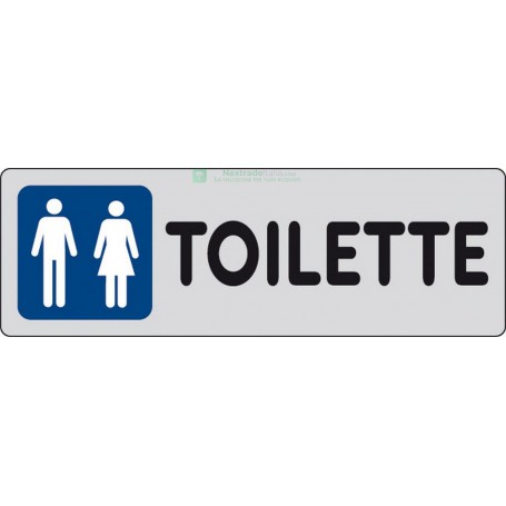 10PZ ETICHETTE ADESIVE 150X50 "TOILETTE (MF)"