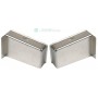 6PZ BL GUSCI COPERTURA METALLO CR/SAT DX/SX(PZ.2)