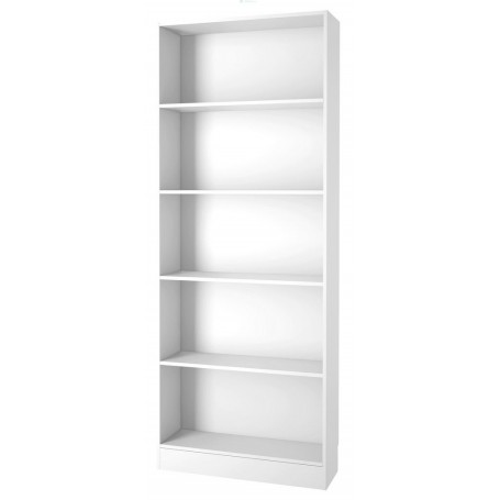 KIT LIBRERIA 4 RIPIANI CM 80X26X203H 71777-49 BIANCA