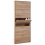 KIT SCARPIERA 5 RIBALTE CM 65X15X164H ROVERE SC.