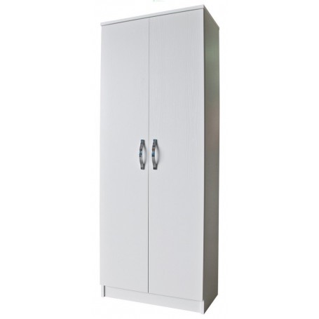 KIT SCARPIERA A 2 ANTE 5 PORTE CM 71X38X182H BIANCO FRASSINO