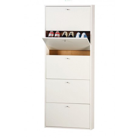 KIT SCARPIERA 5RIBALTE CM 65X15X164H BIANCA 1307