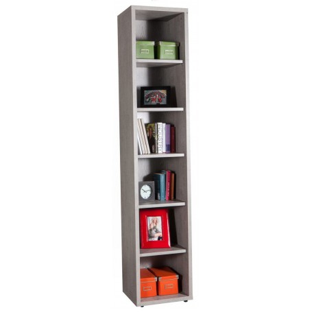 PRATICO LIBRERIA CM 35,7X44X217H CEMENTO