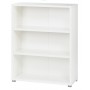 KIT LIBRERIA PRIMA DUE RIPIANI CM 80X40X113H 8042349 COLORE BIANCO QUERCIA
