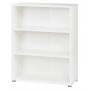 KIT LIBRERIA PRIMA DUE RIPIANI CM 80X40X113H 8042349 COLORE BIANCO QUERCIA