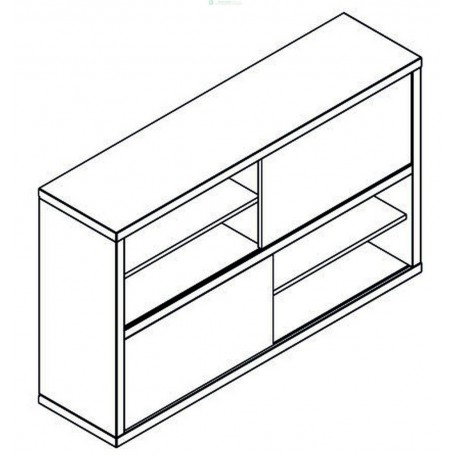 PRATICO MOBILE BASSO CM 35,5X140X86,5H