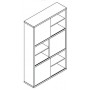 PRATICO LIBRERIA CM 35,5X120X194,5H